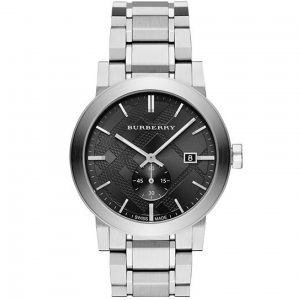 שעון יד מבית האופנה ברברי לגבר רקע שחור דגם BU9901