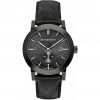 שעון יד BURBERRY רצועת עור שחורה קלאסי לגבר BU9906