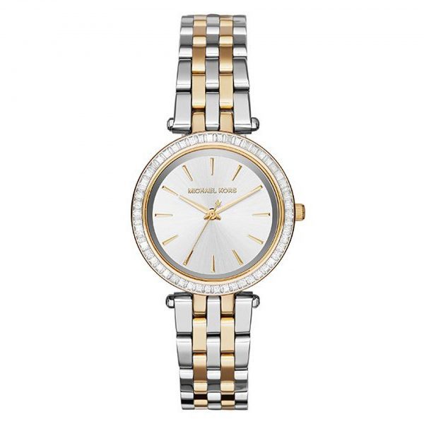 שעון יד MICHAEL KORS משולב כסף וזהב לאישה דגם MK3405 מקטלוג מייקל קורס שעונים