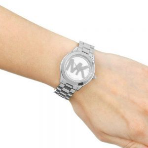 שעון יד MK קטן כסוף לאישה דגם MK3548 על יד