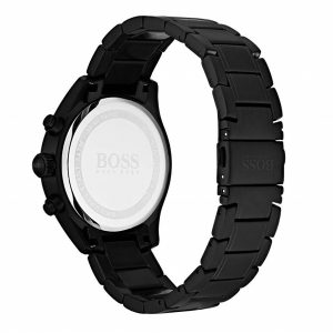 שעון יד בוס מושחר לגבר דגם 1513676 מקטלוג שעונים BOSS מאחור