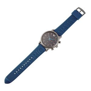 שעון יד ARMANI רצועת סיליקון כחולה לגבר AR11023
