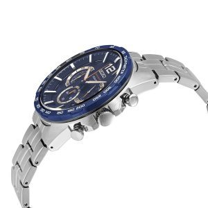 שעון יד SEIKO לגבר צלילה 100 מ' רצועת מתכת דגם SSB345