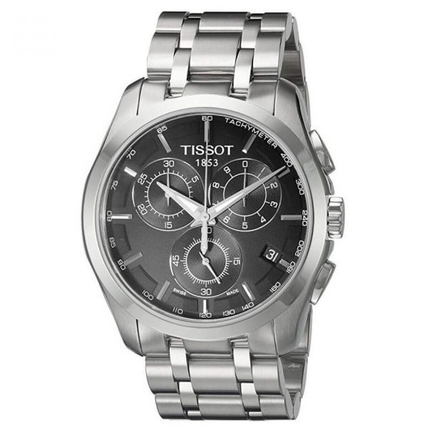 שעון יד TISSOT לגבר דגם קורטייר T035.617.11.051.00 רצועת מתכת