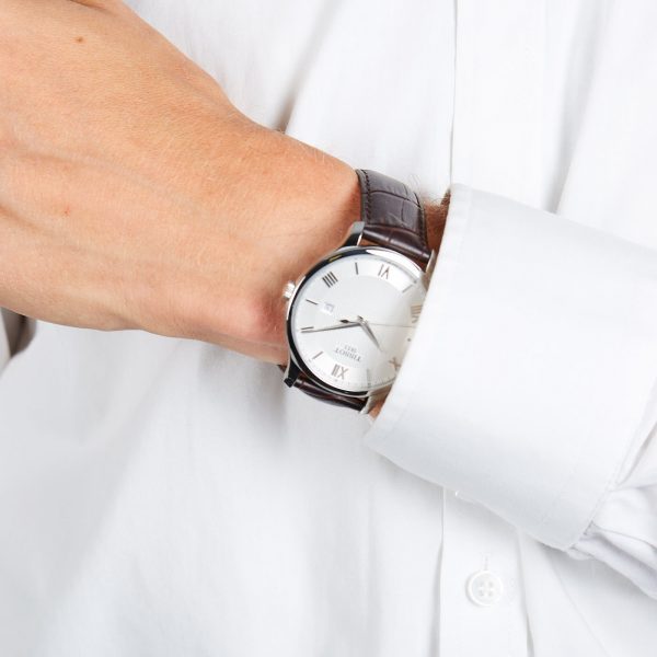 שעון יד טיסוט דק מסדרת קלאסיק לגבר T063.610.16.038.00 TISSOT על יד