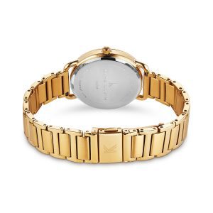 שעון יד זהב נצנץ קייט קליין לאישה דגם KK2196 מאחור