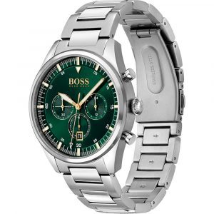 שעון יד BOSS לגבר רקע ירוק דגם 1513868