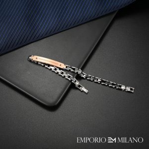 צמיד איפוריו מילאנו מעוצב לגבר EMPORIO MILANO