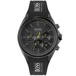 שעון יד HUGO BOSS סיליקון שחור דגם 1513859