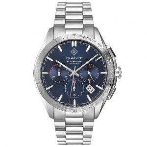 שעון יד ספורט אלגנט לגבר GANT רקע כחול כהה דגם G168004