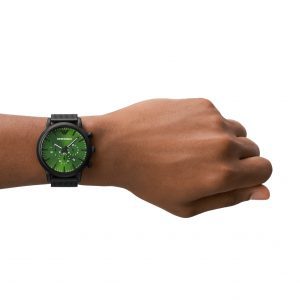שעון ארמני ירוק שחור לגבר AR11470
