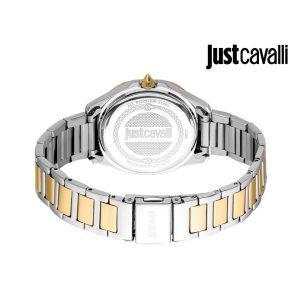 שעון יד JUST CAVALLI לאישה משולב זהב כסף JC1L263M0085 מאחור