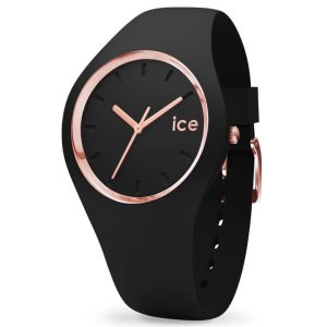 שעון יד ICE WATCH רצועת סיליקון שחורה לאישה 000980