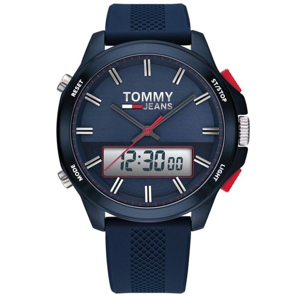 שעון יד טומי הילפיגר לגבר אנלוגי דיגיטלי כחול 1791761 TOMMY