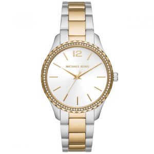 שעון יד מייקל קורס לאישה משולב זהב וכסף MK6899