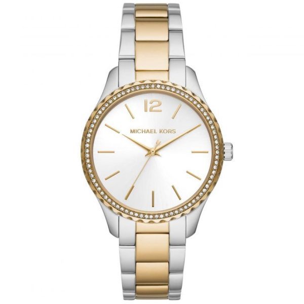 שעון יד מייקל קורס לאישה משולב זהב וכסף MK6899