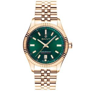 שעון יד GANT לאישה 36 מ"מ זהב לוח ירוק G171009