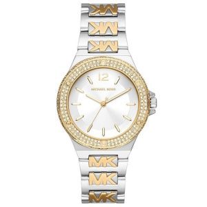 שעון יד MICHAEL KORS משולב זהב וכסף לאישה בשילוב לוגו MK דגם MK7338