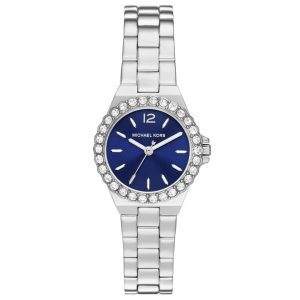 שעון יד MICHAEL KORS עדין לאישה לוח כחול משובץ אבני חן יוקרתיות MK7397