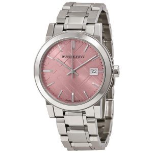 שעון יד BURBERRY לאישה PINK DIAL דגם BU9124