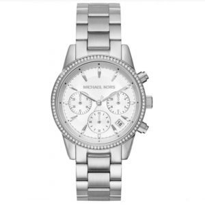 שעון יד MICHAEL KORS כרונוגרף כסוף לאישה דגם MK6428 מקטלוג מייקל קורס שעונים