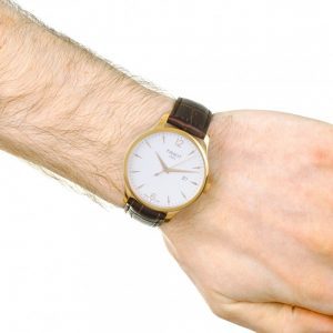 שעון יד TISSOT מסדרת קלאסיק לגבר T063.610.36.037.00 רוז גולד על יד