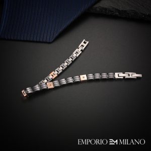 צמיד איפוריו מילאנו מעוצב לגבר EMPORIO MILANO