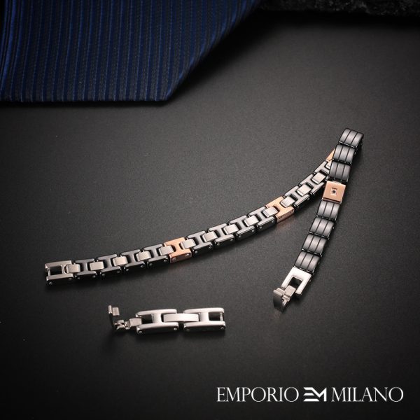 צמיד איפוריו מילאנו מעוצב לגבר EMPORIO MILANO