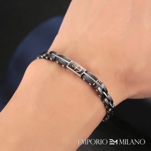 צמיד איפוריו מילאנו מעוצב לגבר EMPORIO MILANO עוגן