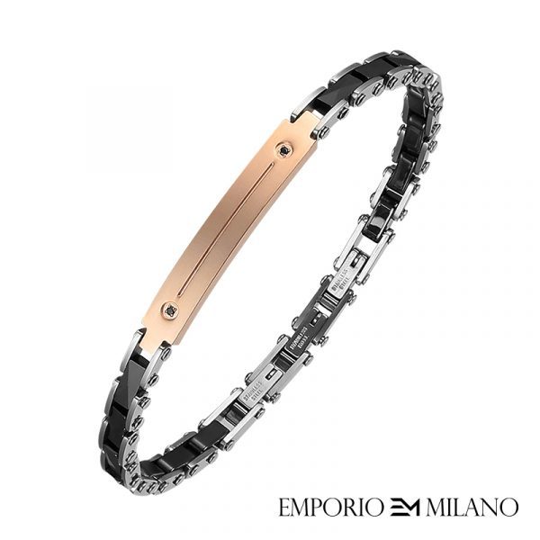 צמיד איפוריו מילאנו מעוצב לגבר EMPORIO MILANO