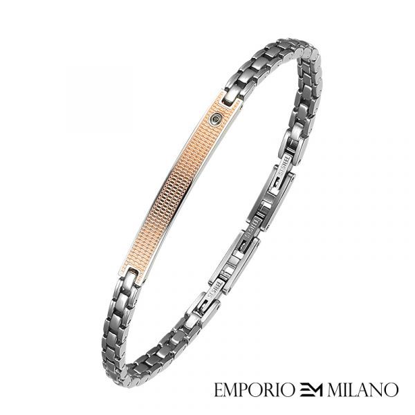 צמיד איפוריו מילאנו מעוצב לגבר EMPORIO MILANO