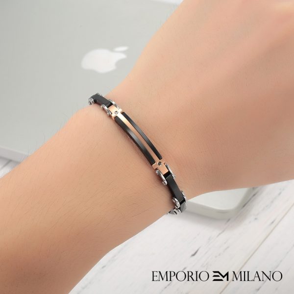 צמיד איפוריו מילאנו מעוצב לגבר EMPORIO MILANO