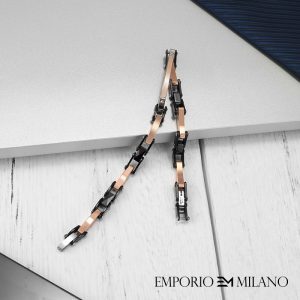 צמיד איפוריו מילאנו מעוצב לגבר EMPORIO MILANO