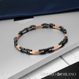 צמיד איפוריו מילאנו מעוצב לגבר EMPORIO MILANO