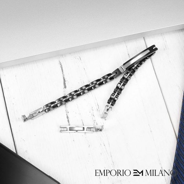 צמיד איפוריו מילאנו מעוצב לגבר EMPORIO MILANO