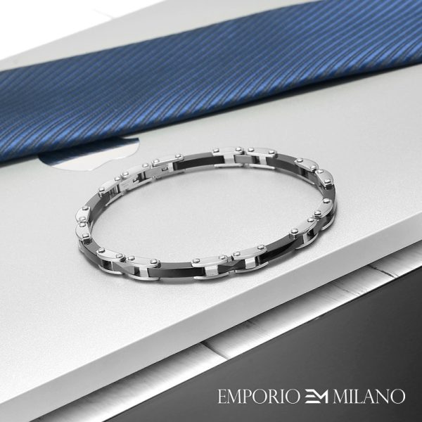 צמיד איפוריו מילאנו מעוצב לגבר EMPORIO MILANO