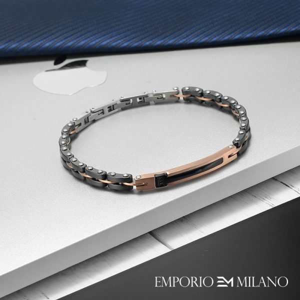 צמיד איפוריו מילאנו מעוצב לגבר EMPORIO MILANO