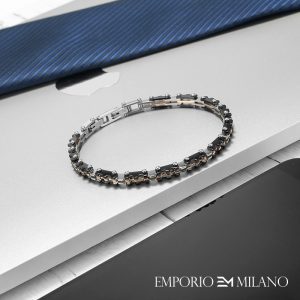 צמיד איפוריו מילאנו מעוצב לגבר EMPORIO MILANO