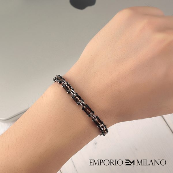 צמיד איפוריו מילאנו מעוצב לגבר EMPORIO MILANO