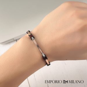 צמיד איפוריו מילאנו מעוצב לגבר EMPORIO MILANO