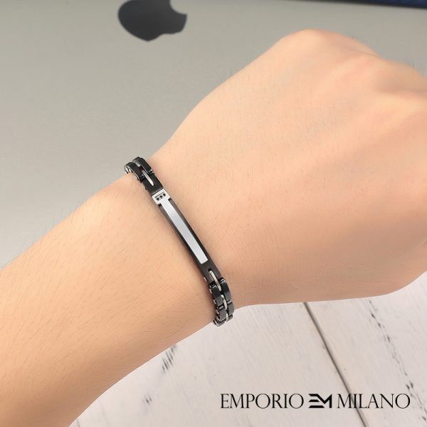 צמיד איפוריו מילאנו מעוצב לגבר EMPORIO MILANO