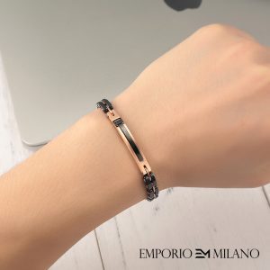 צמיד איפוריו מילאנו מעוצב לגבר EMPORIO MILANO