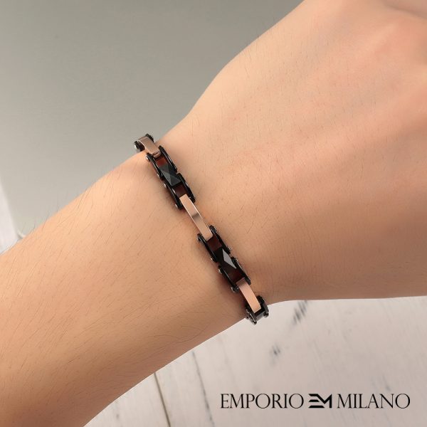 צמיד איפוריו מילאנו מעוצב לגבר EMPORIO MILANO