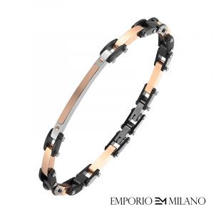 צמיד איפוריו מילאנו מעוצב לגבר EMPORIO MILANO