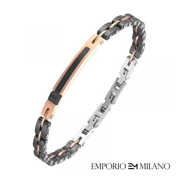 צמיד איפוריו מילאנו מעוצב לגבר EMPORIO MILANO