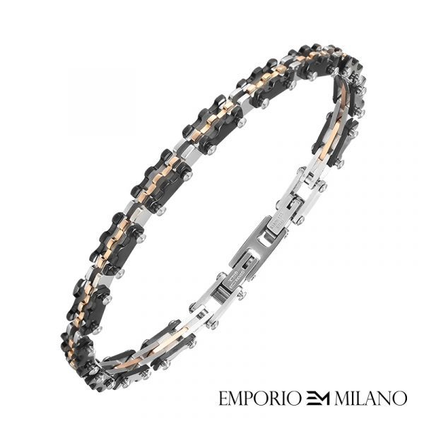 צמיד איפוריו מילאנו מעוצב לגבר EMPORIO MILANO