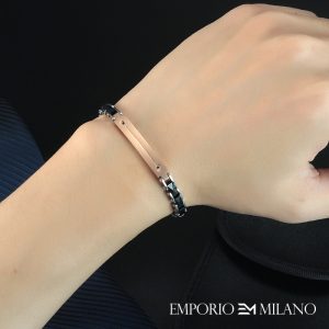 צמיד איפוריו מילאנו מעוצב לגבר EMPORIO MILANO