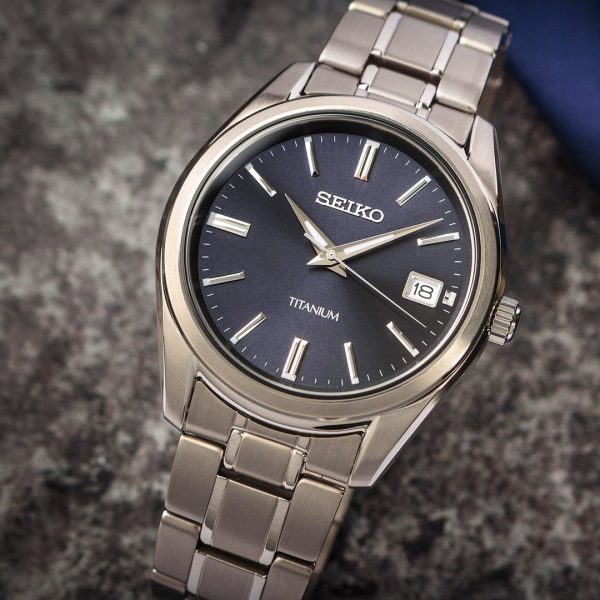 שעון לגבר SEIKO טיטניום SUR373P1