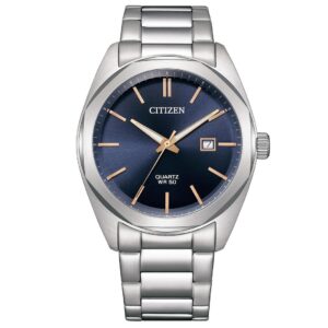שעון יד CITIZEN לגבר פלדת אל חלד לוח כחול BI5110-54H