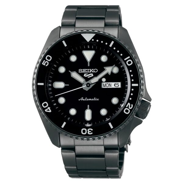 שעון יד SEIKO 5 לגבר אוטומטי מושחר צלילה SRPD65K1